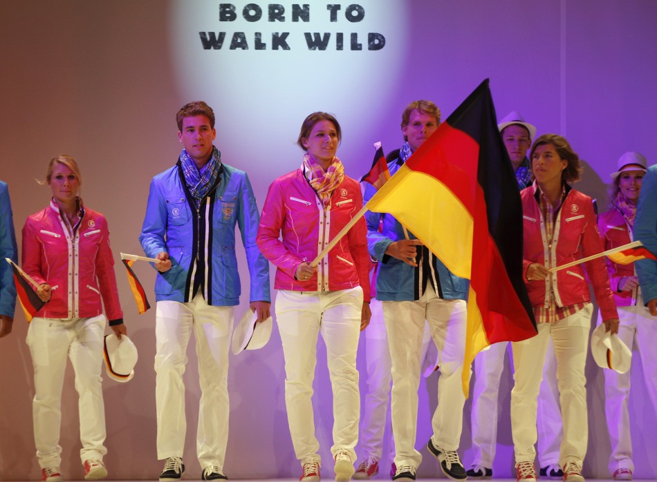 266838-london-2012-official-german-olympic-uniform-unveiled-by-athletes 266838-london-2012-official-german-olympic-uniform-unveiled-by-athletes