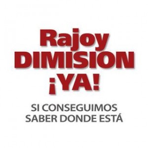 Rajoy dimision